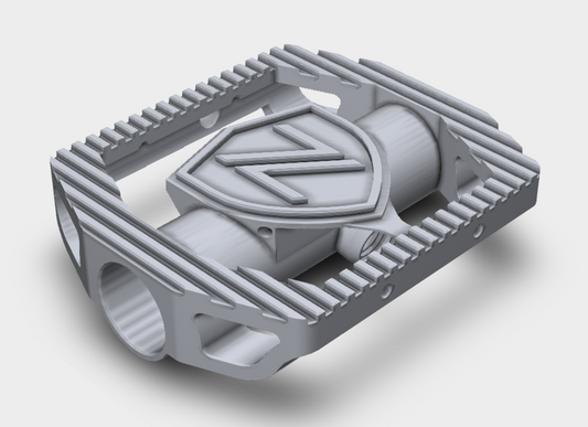 Flat bike pedal